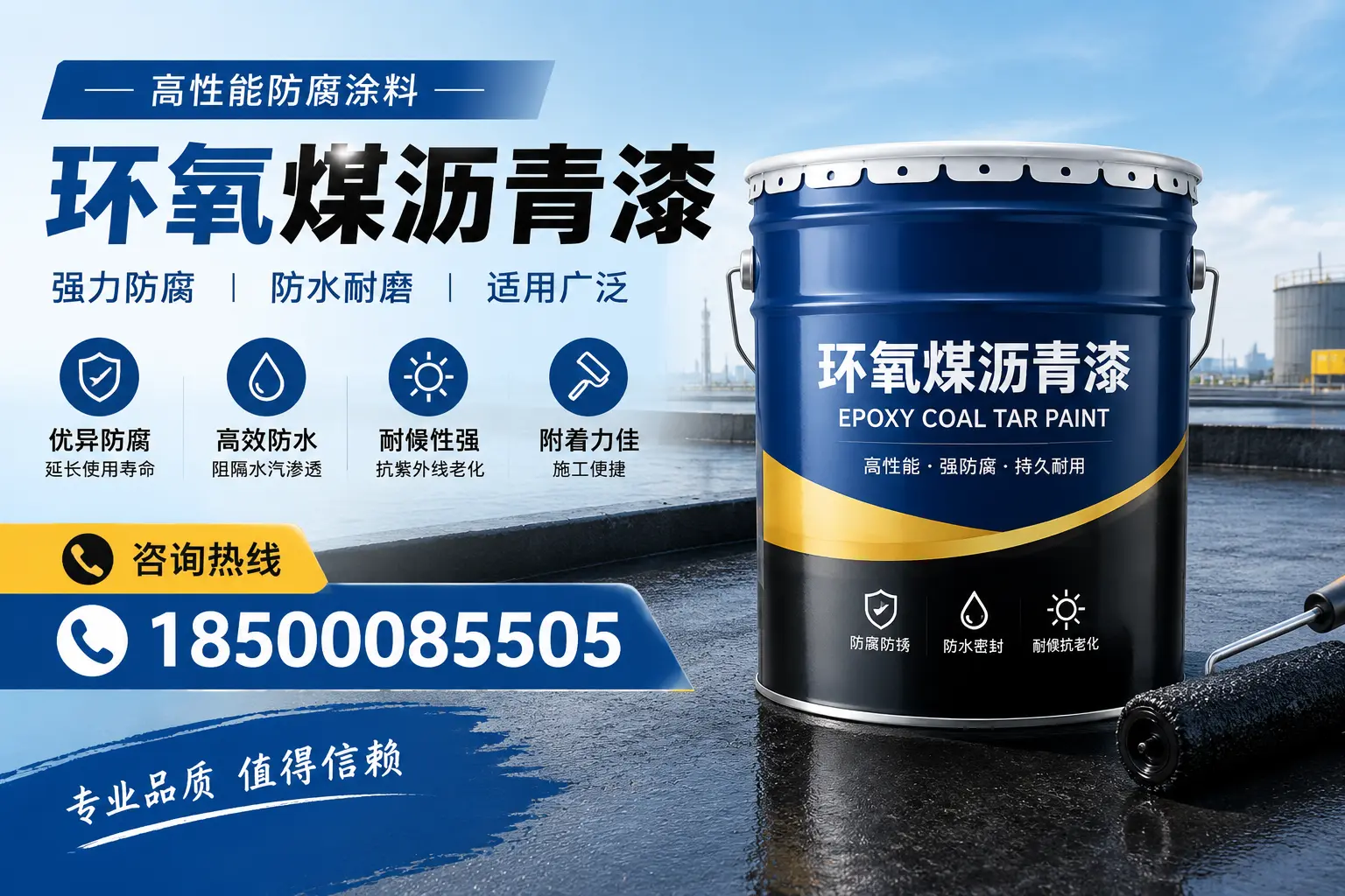 环氧煤沥青漆的主要成分与功能，和田用户深度了解